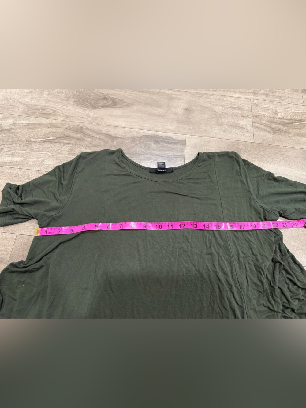 Forever 21 Olive Green Swing Tunic Top - Picture 5 of 6